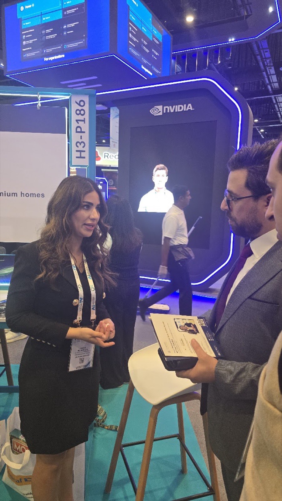 Epsilon representative presenting at AI Everything Global, Dubai